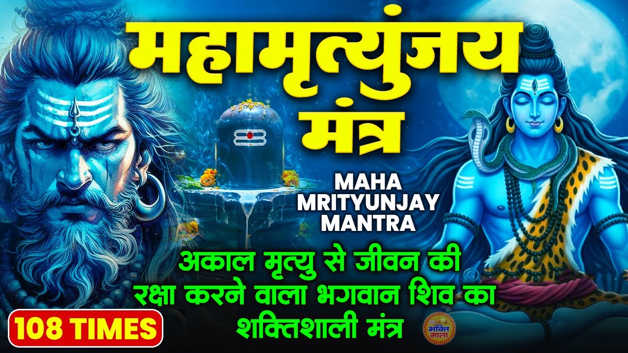 Mahamrityunjay Mantra 108 TIMES - नकारात्मक ऊर्जा को दूर करने वाला शक्तिशाली महामृत्युंजय मंत्र