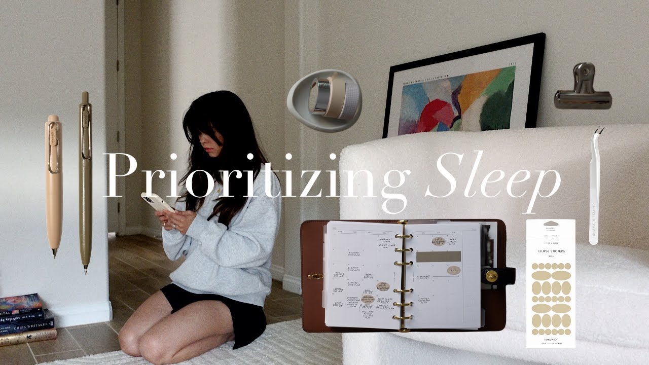 May End-of-Month Flip Through in My Mulberry A6 | Prioritizing Sleep