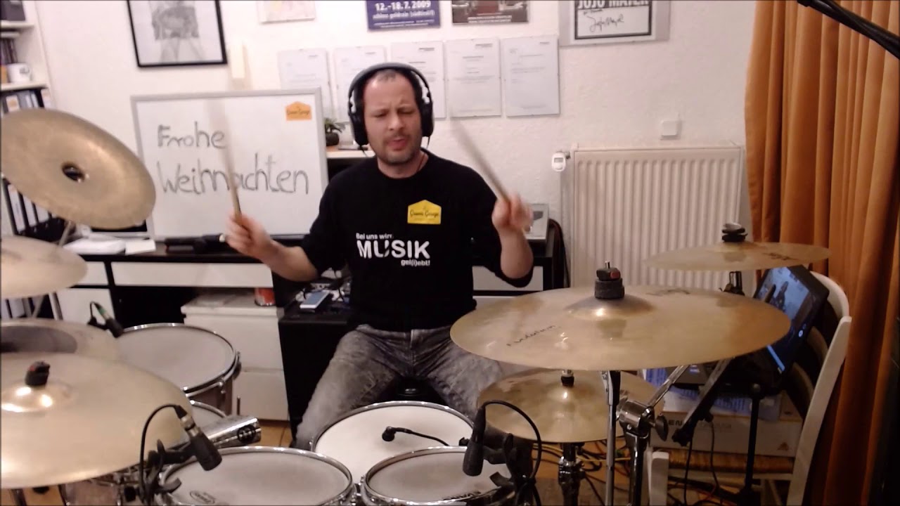Weihnachtsgrüße aus der Groove Garage, Süßer die Glocken nie klingen Drumcover
