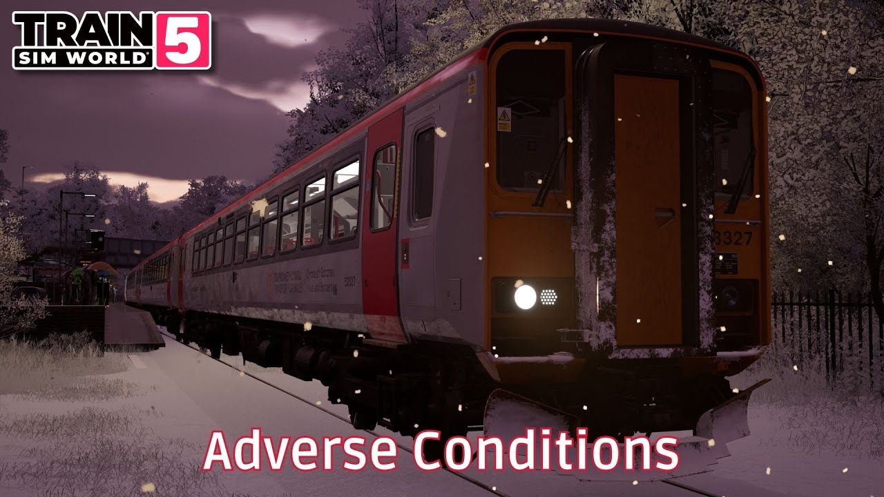 Adverse Conditions - Cardiff City Network - Class 153 - #TrainSimWorld5