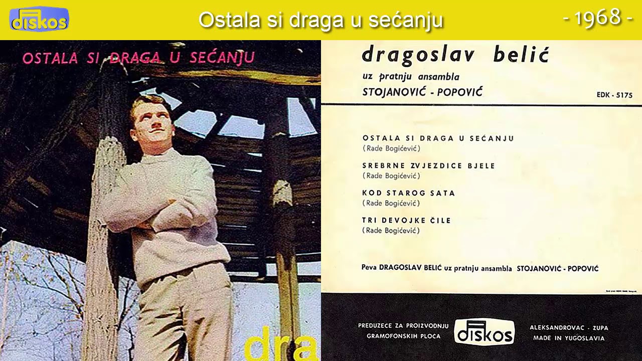 Dragoslav Belic - Ostala si draga u secanju - (Audio 1968)