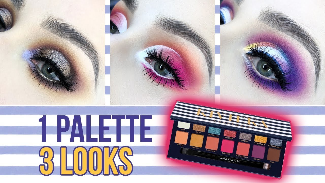 ABH Riviera | 1 PALETTE 3 LOOKS