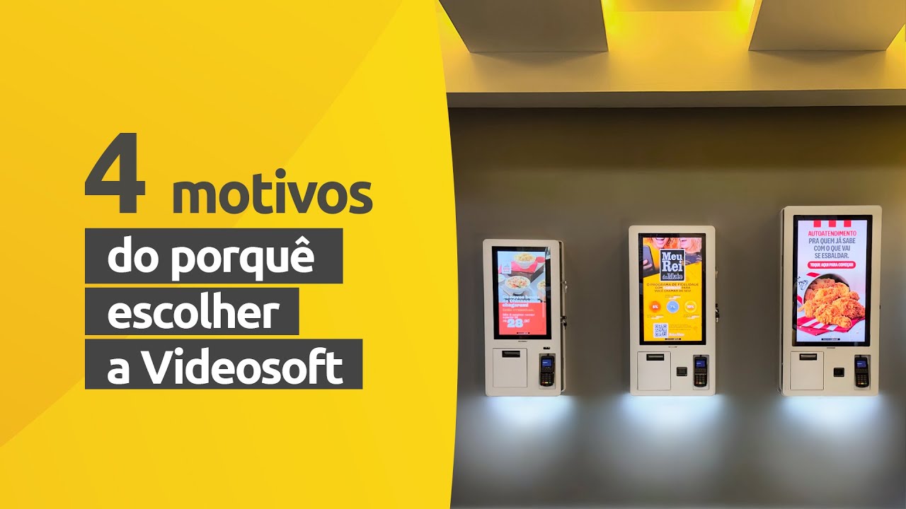 4 Motivos para Escolher os Totens de Autoatendimento da Videosoft