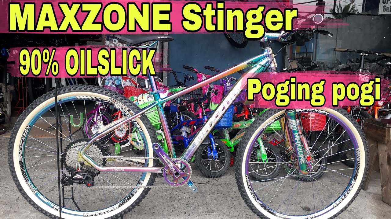MAXZONE STINGER 90 PERCENT OIL SLICK || BIKE CHECK