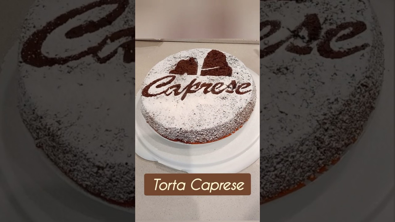 TORTA CAPRESE (gluten free) senza farina e lievito