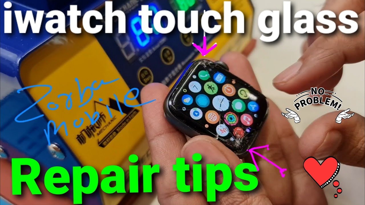 apple watch  touch glass replacement | आईवॉच का ग्लास रिप्लेस करे ⌚.iwatch crack glass