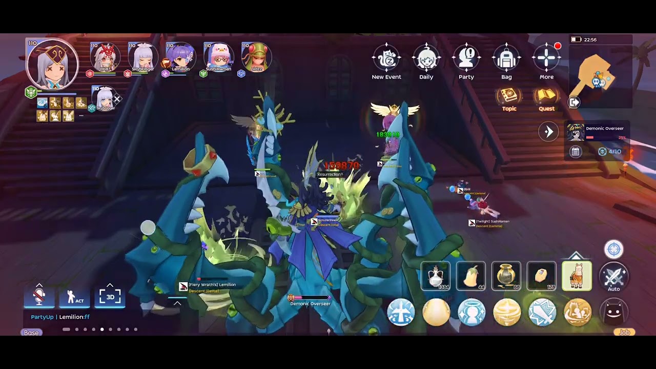 [ROMC] Ragnarok M Classic - Lost Isle Legend 3F Demonic Overseer (Archbishop POV)