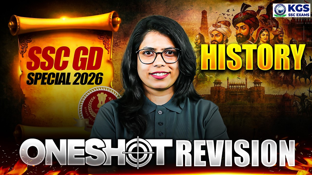 SSC GD Special 2026 History One Shot Revision | By Anjali Ma'am