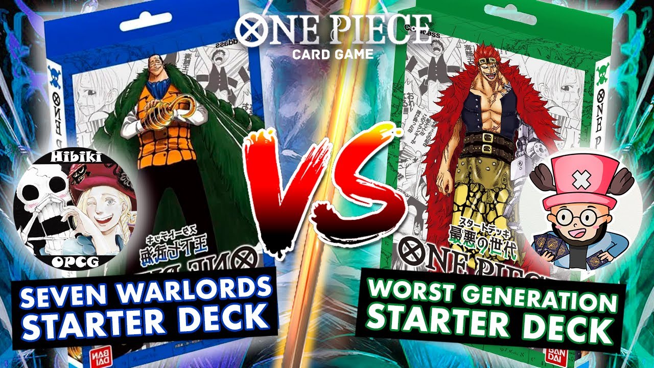 SEVEN WARLORDS OF THE SEA VS WORST GENERATION BATTLE WITH @hibikiopcg - ONE PIECE CARD GAME