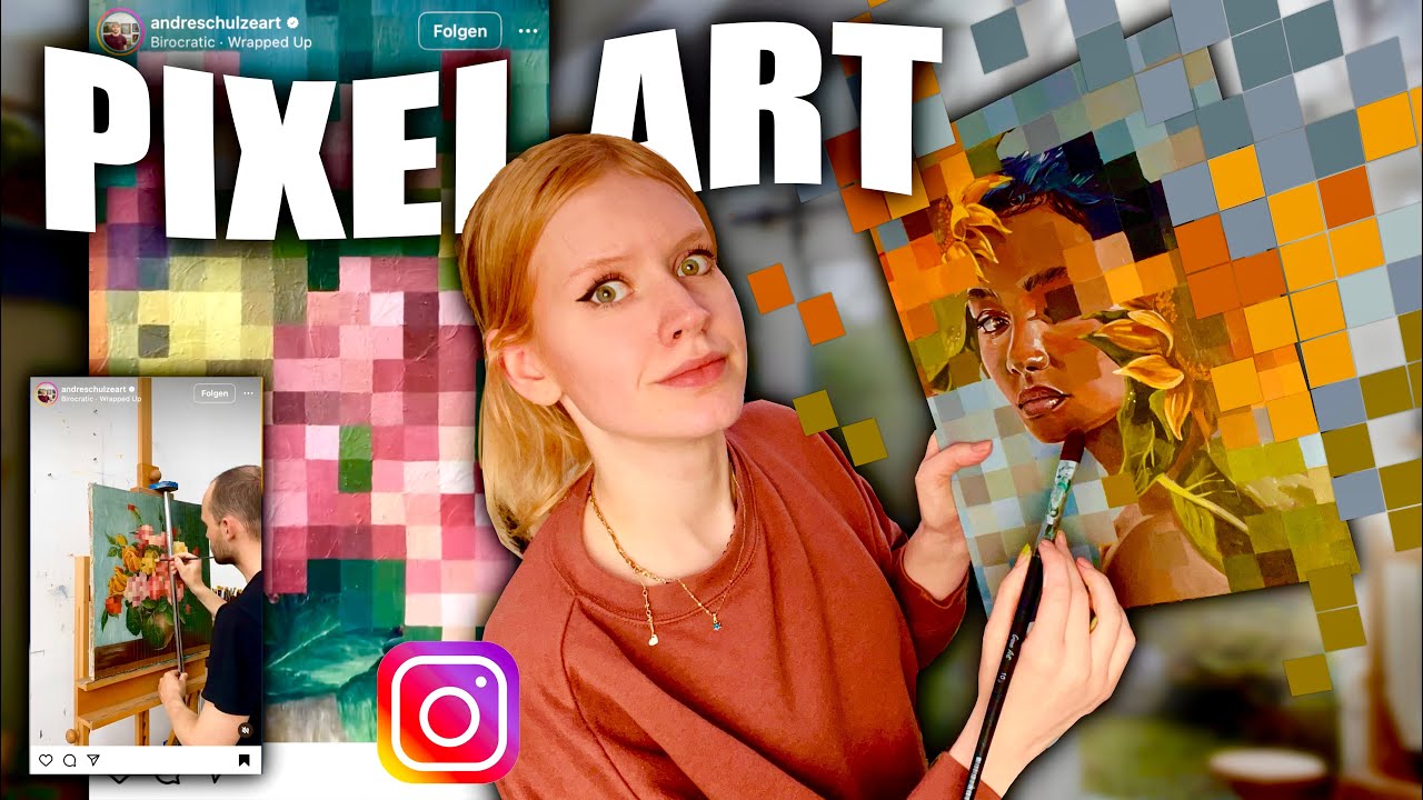 Künstlerin VERPIXLET ihre KUNST! - ART CHALLENGE