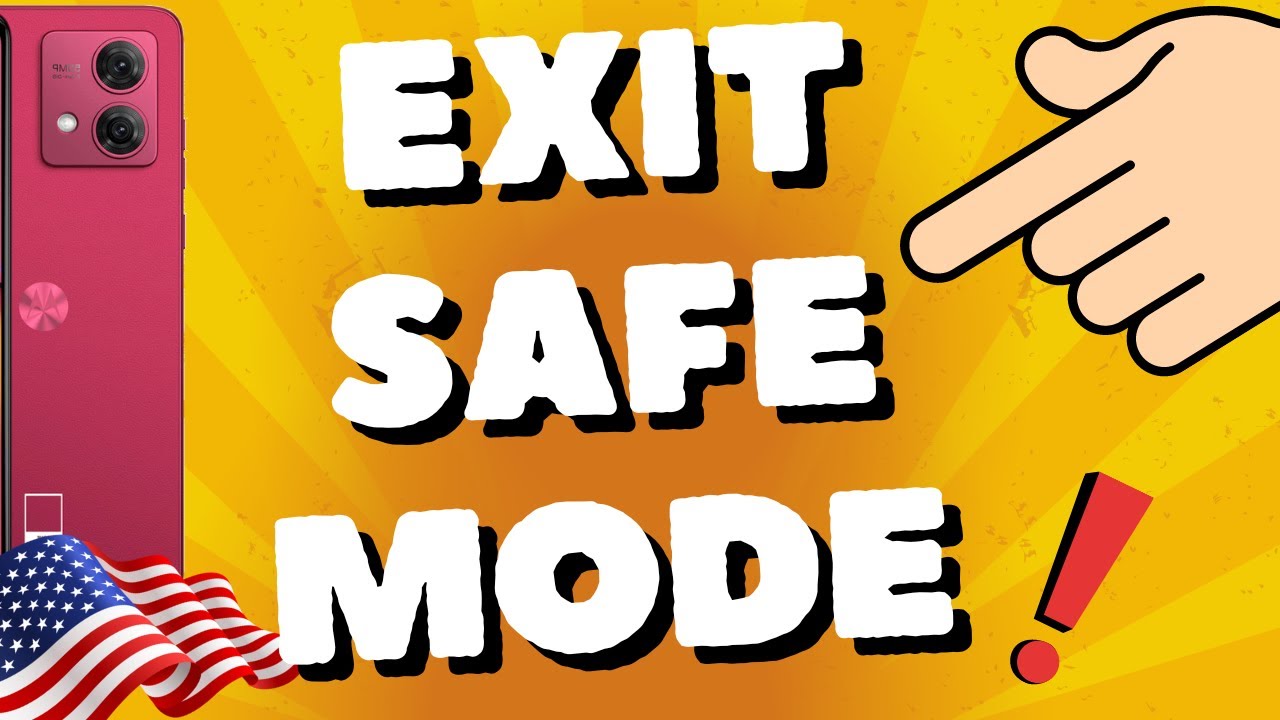 how to exit safe mode Motorola Moto G54 5G, G84, G73, G53, and Edge 40