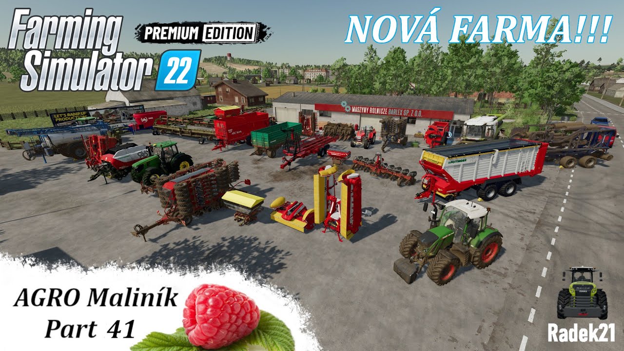 STAVBA FARMY | AGRO Maliník | Zielonka | Farming Simulator 22 CZ/SK #41