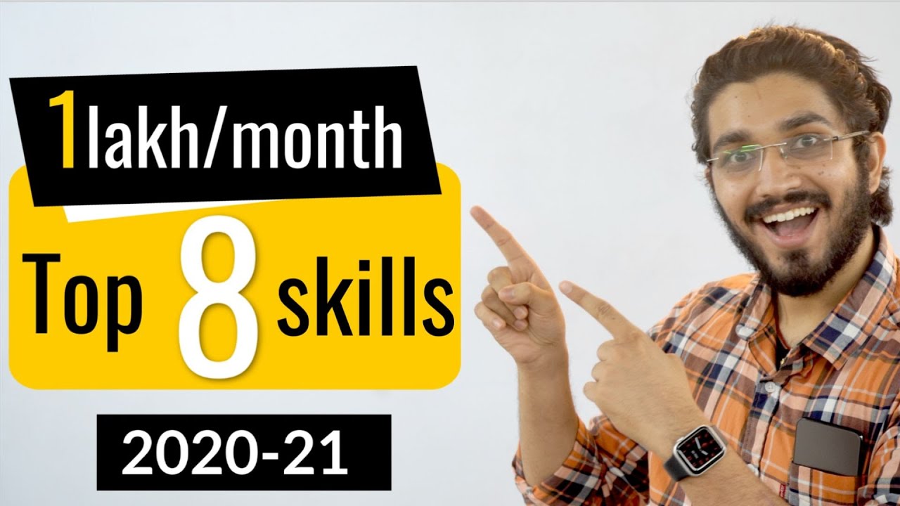 Top 8 skills of 2020 | Earn 1lakh/month | Anyone can learn | Work from Home :)