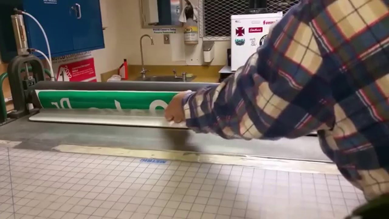 Traffic Sign Production- How we make our street signs
