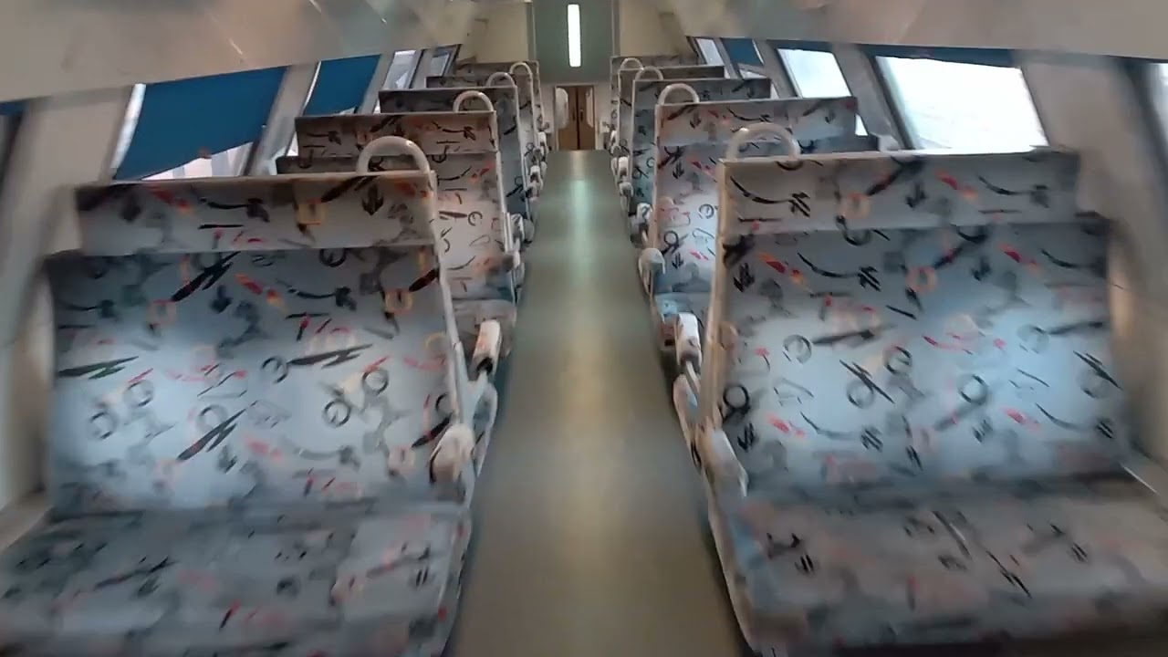 Wagon piętrowy bohun Bmnopux polregio - prezentacja wnętrza