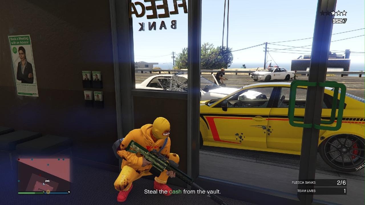GTA online | robbin 6 banks