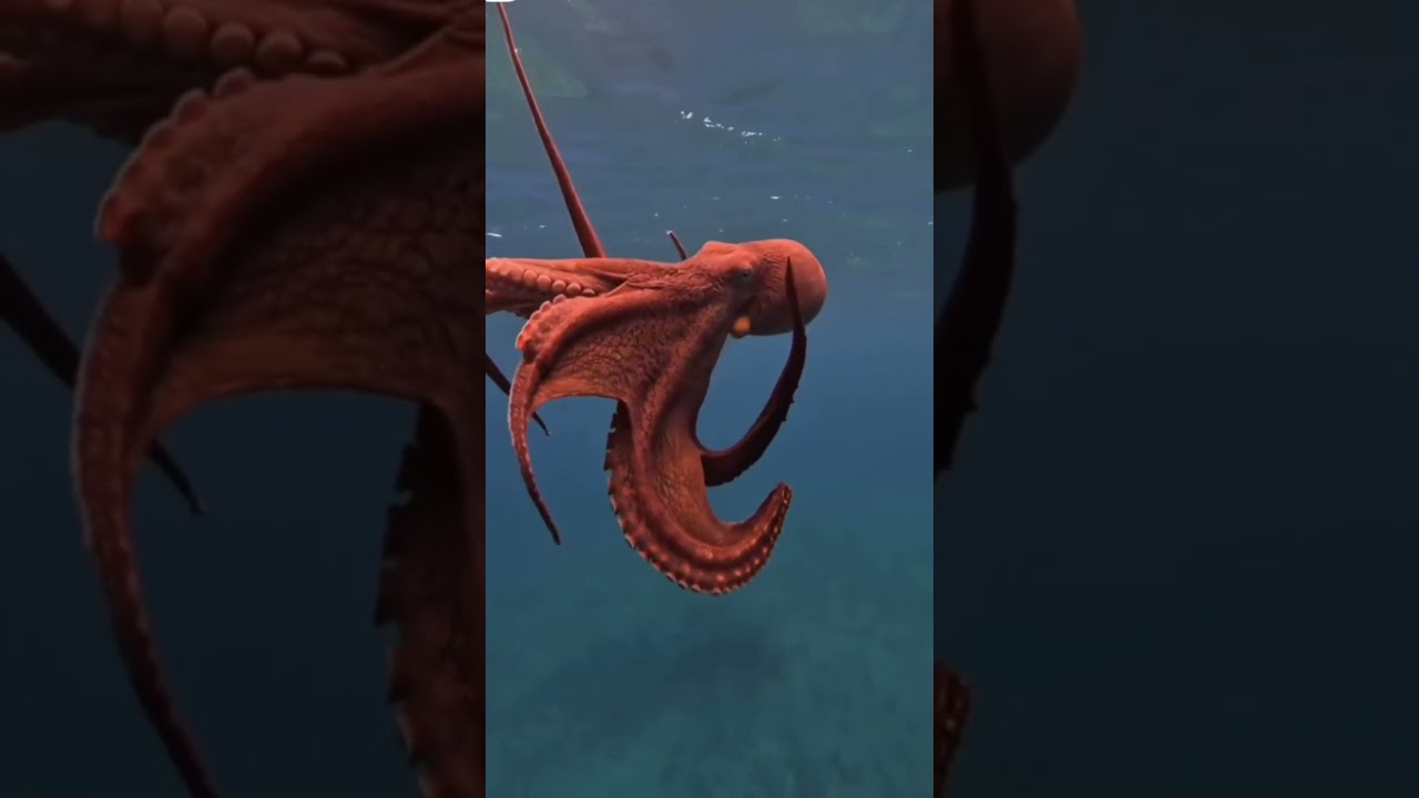 octopus.                                                       #shorts #nature
