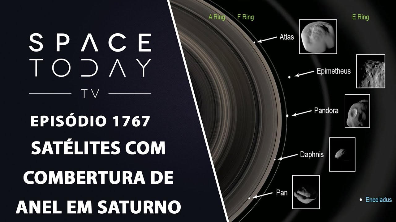 SATÉLITES COM COBERTURA DE ANEL EM SATURNO | SPACE TODAY TV EP.1767