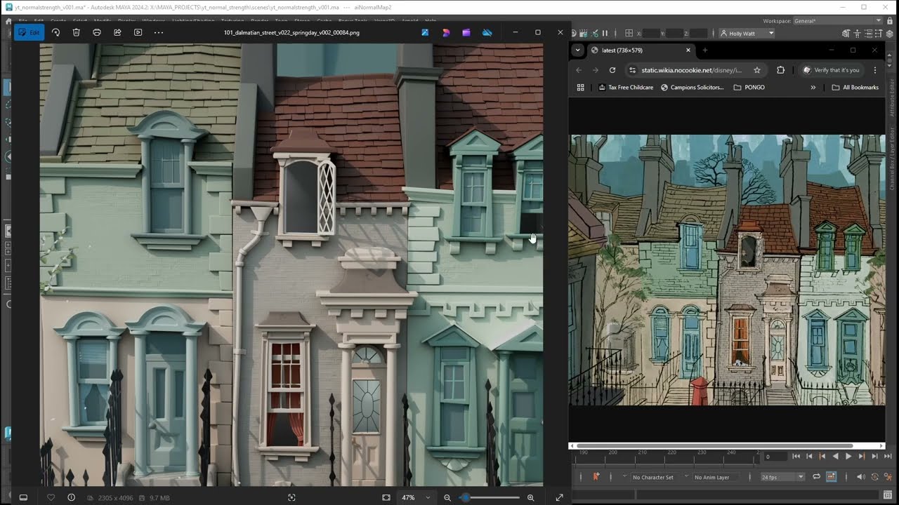 How to Mask a Normal Map procedurally using Arnold for Maya