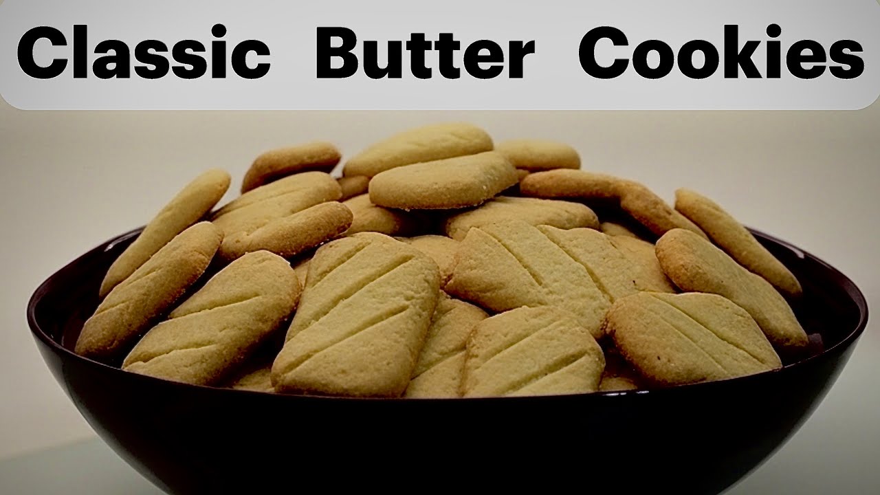 Easy butter cookie recipe | classic butter cookies