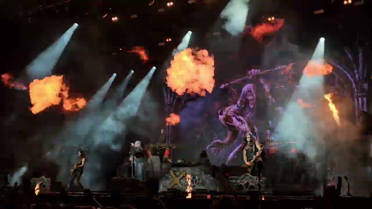 Powerwolf - Faster Than The Flame with long intro Live HD @ The Rock Circus, Netherlands 04-11-2023