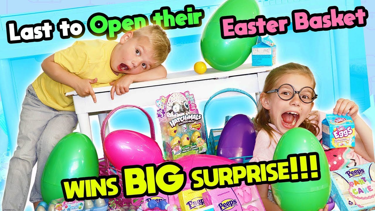 Last To OPEN Their Easter Basket Wins BIG Surprise! Tannerites