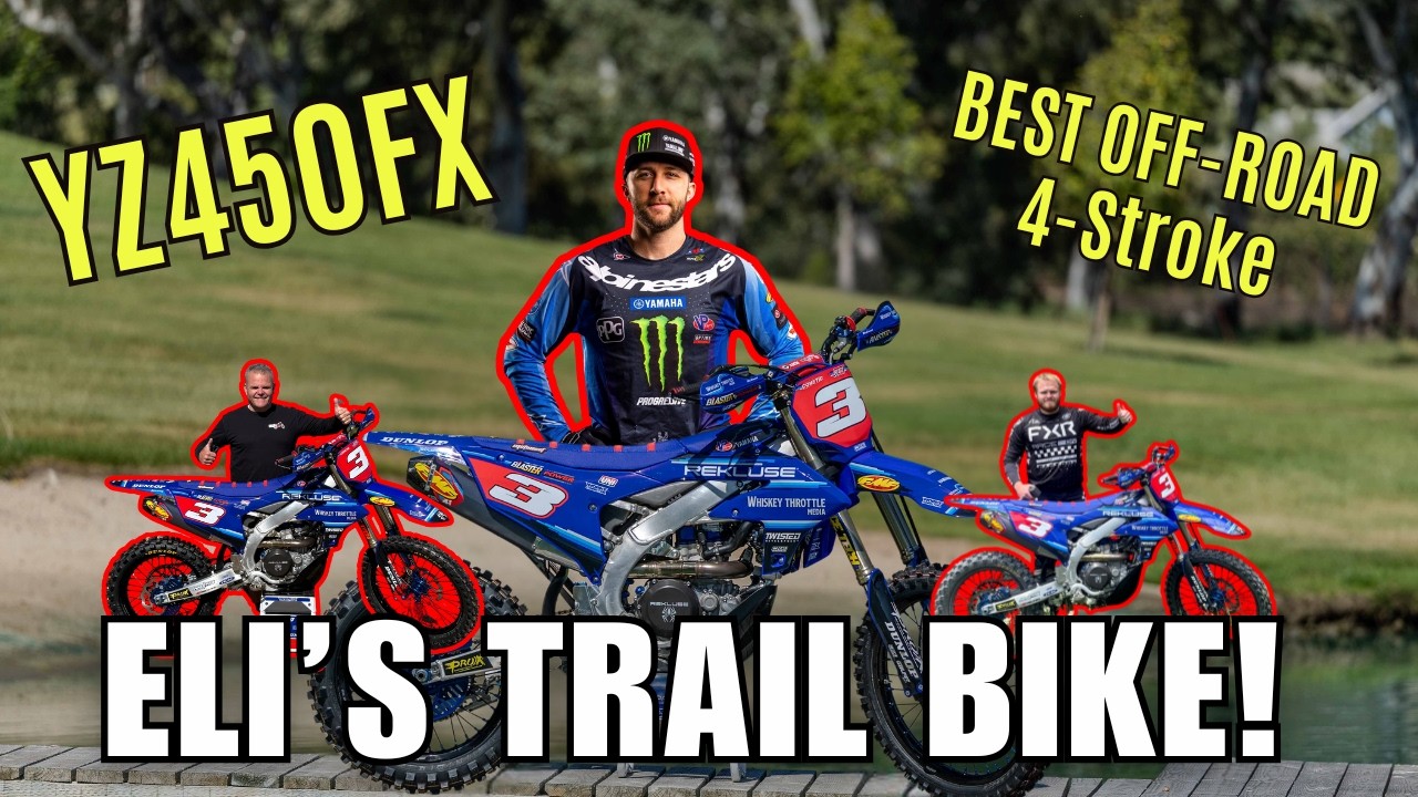 Eli’s YZ450FX Trail Bike Build 💙 Yamaha YZ450FX Project Build/Ride!