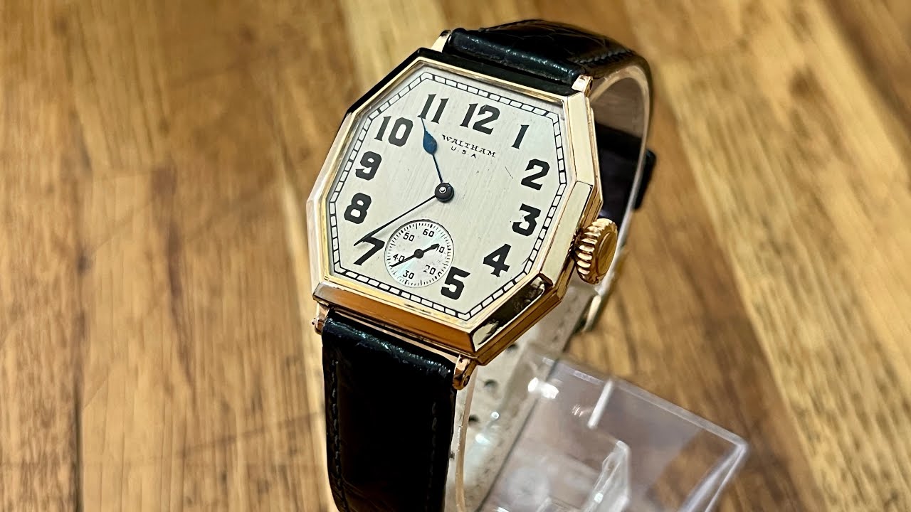 Rare 1930s watch restoration  - all American octagonal Waltham with Elgin case