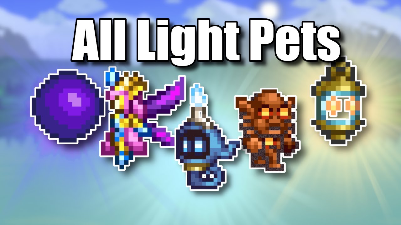 All LIGHT Pets in Terraria!