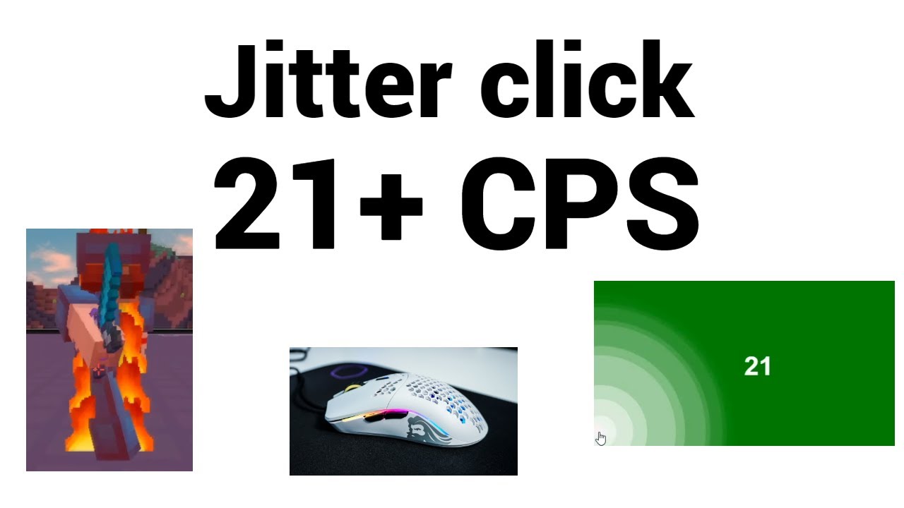 How to Jitter click 21+ cps (no macros or cheats)