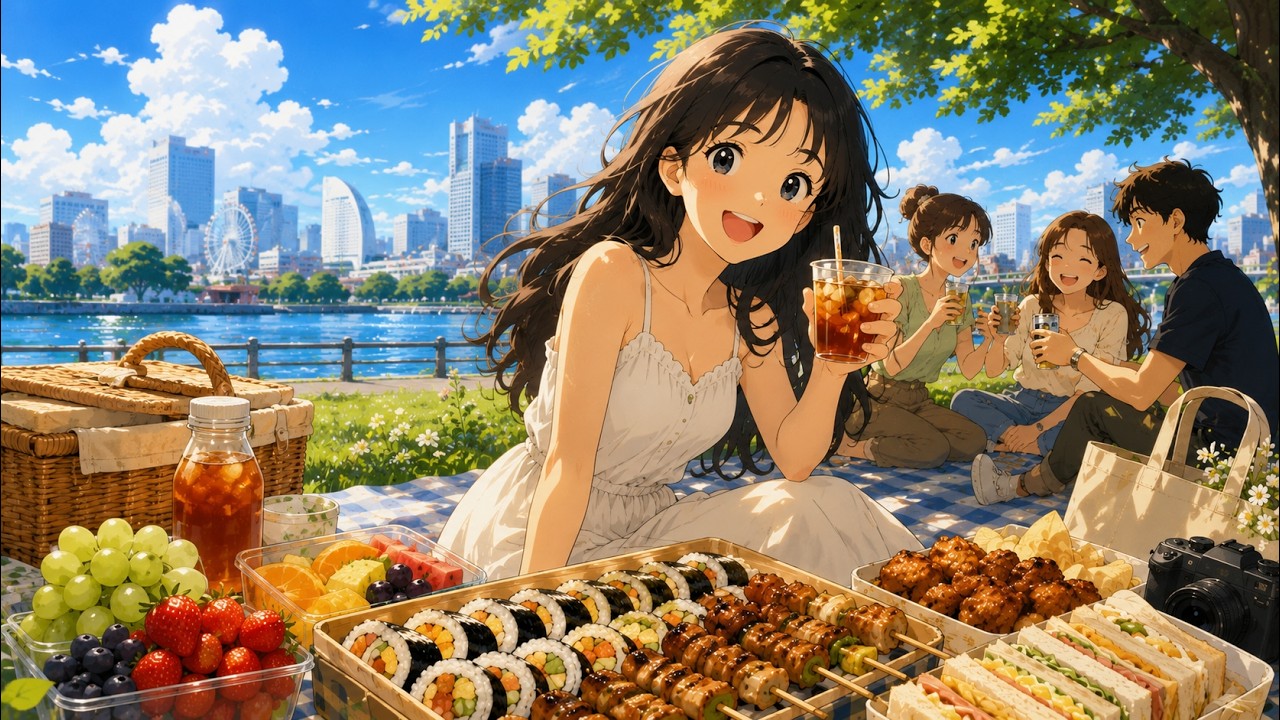 Yokohama Summer Picnic | Cooking Kimbap & Making Memories Outdoors
