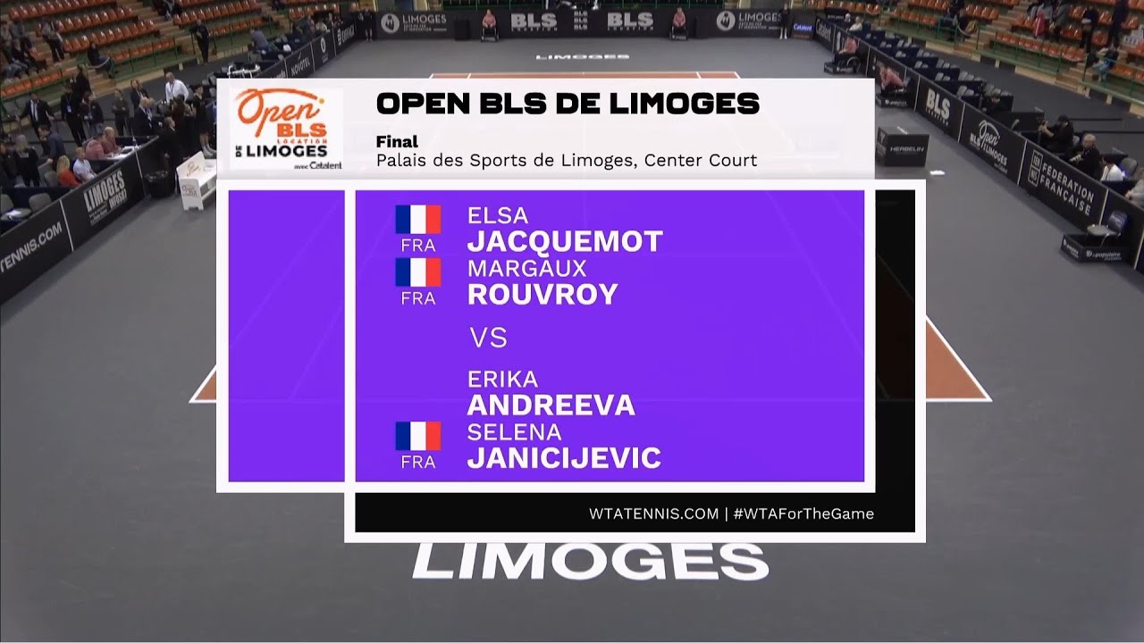 Elsa Jacquemot & Margaux Rouroy FRA vs Erika Andreeva & Selena Janicijevic FRA  - HighLights