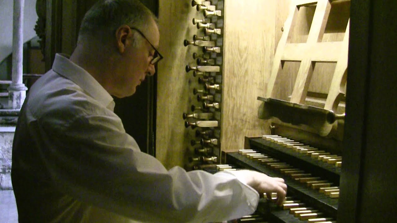 Michel Alabau l'orgue St-Séverin Paris Air sur la musette improvisé