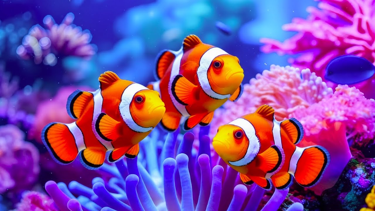 The Best 4K Aquarium - Dive Into The Mesmerizing Underwater Realm, Sea Jellyfish, Coral Reefs. #76