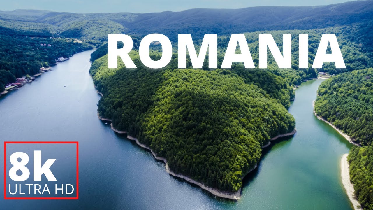 ROMANIA 8K &bull; Beautiful Scenery, Best Relaxing Music & Nature Drone Video in 8K ULTRA HD
