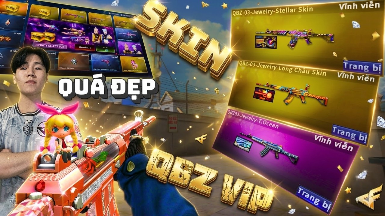 ► ĐỘT KÍCH CROSSFIRE: SKIN QBZ VIP ĐẸP NHẤT ĐỘT KÍCH I QBZ - 03 JEWELRY - STELLAR SKIN I KENDY CF
