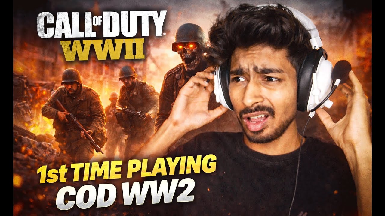 First Time Call of Duty WWII 😱 | Real War Feel Aaya! 