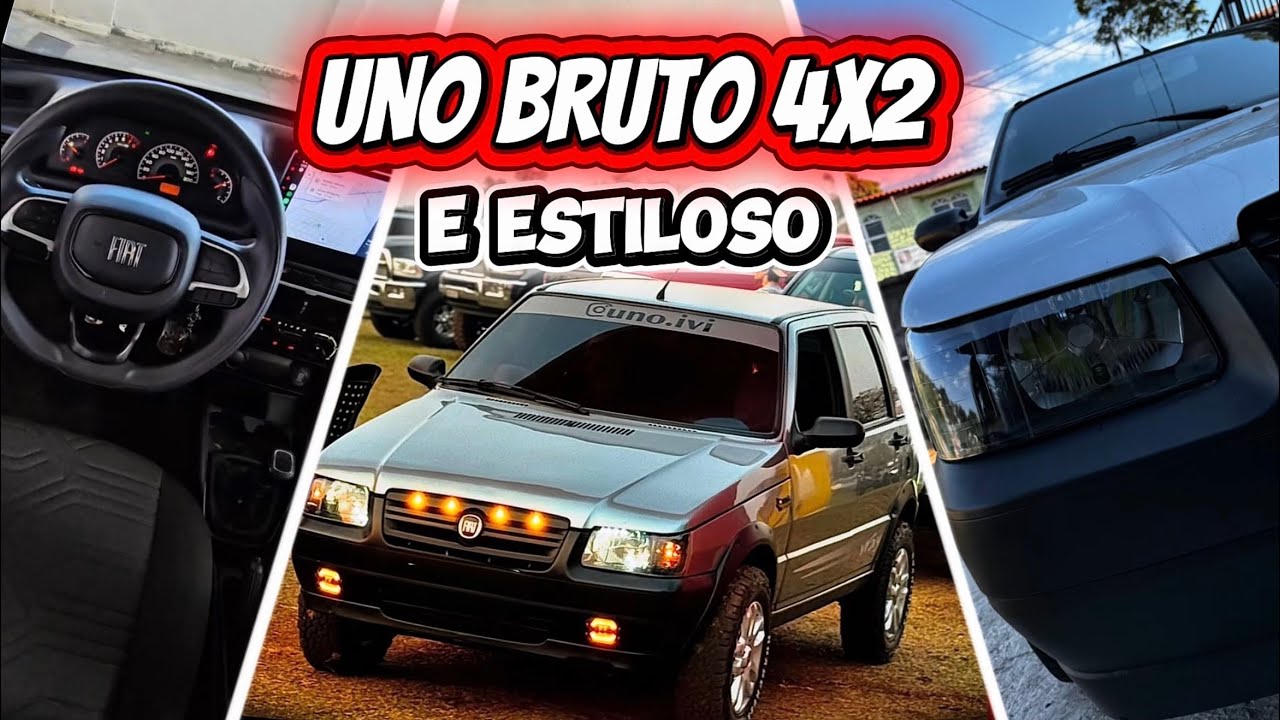 Transformei Meu Uno em um 4x2 OFF-ROAD! Veja o Passo a Passo