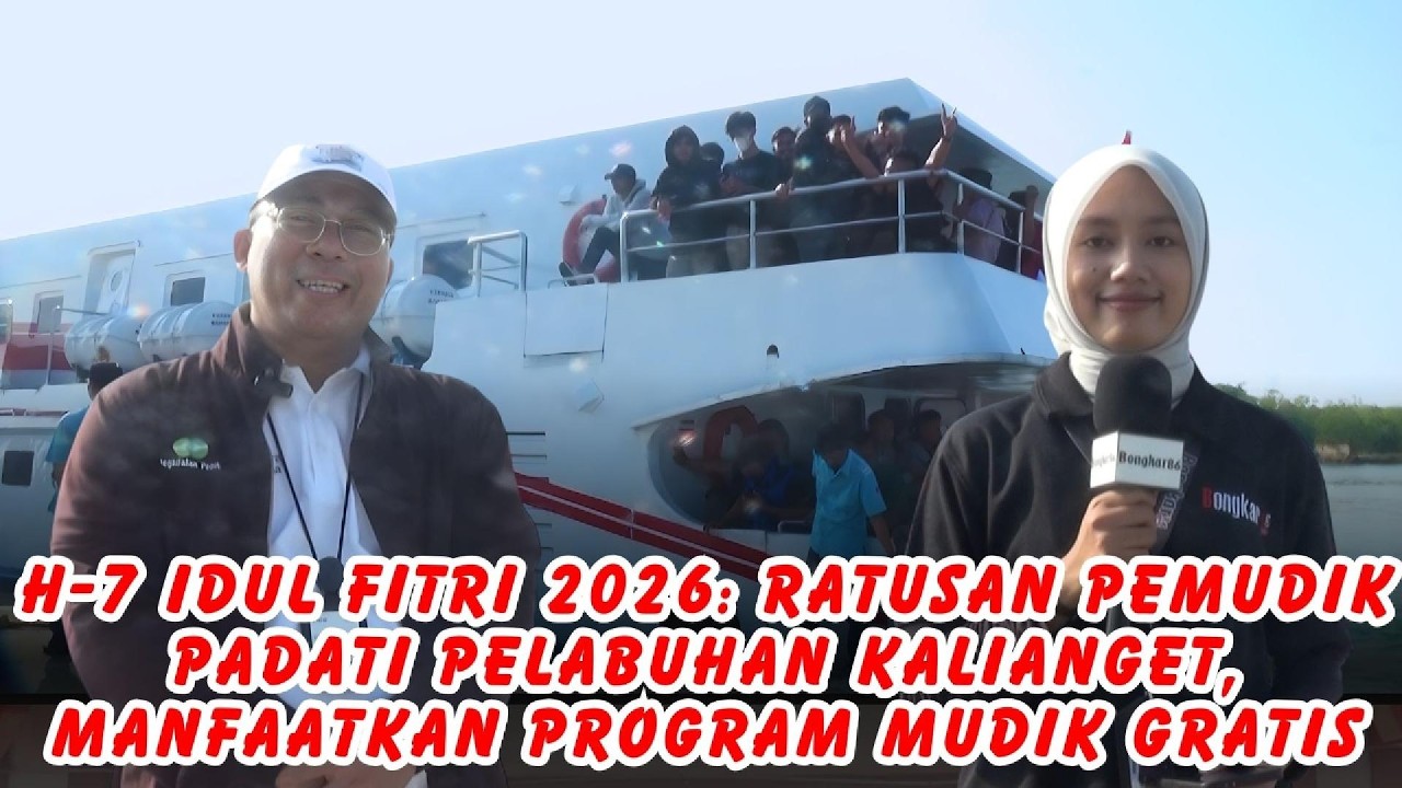 H-7 Idul Fitri 2026: Ratusan Pemudik Padati Pelabuhan Kalianget, Manfaatkan Program Mudik Gratis