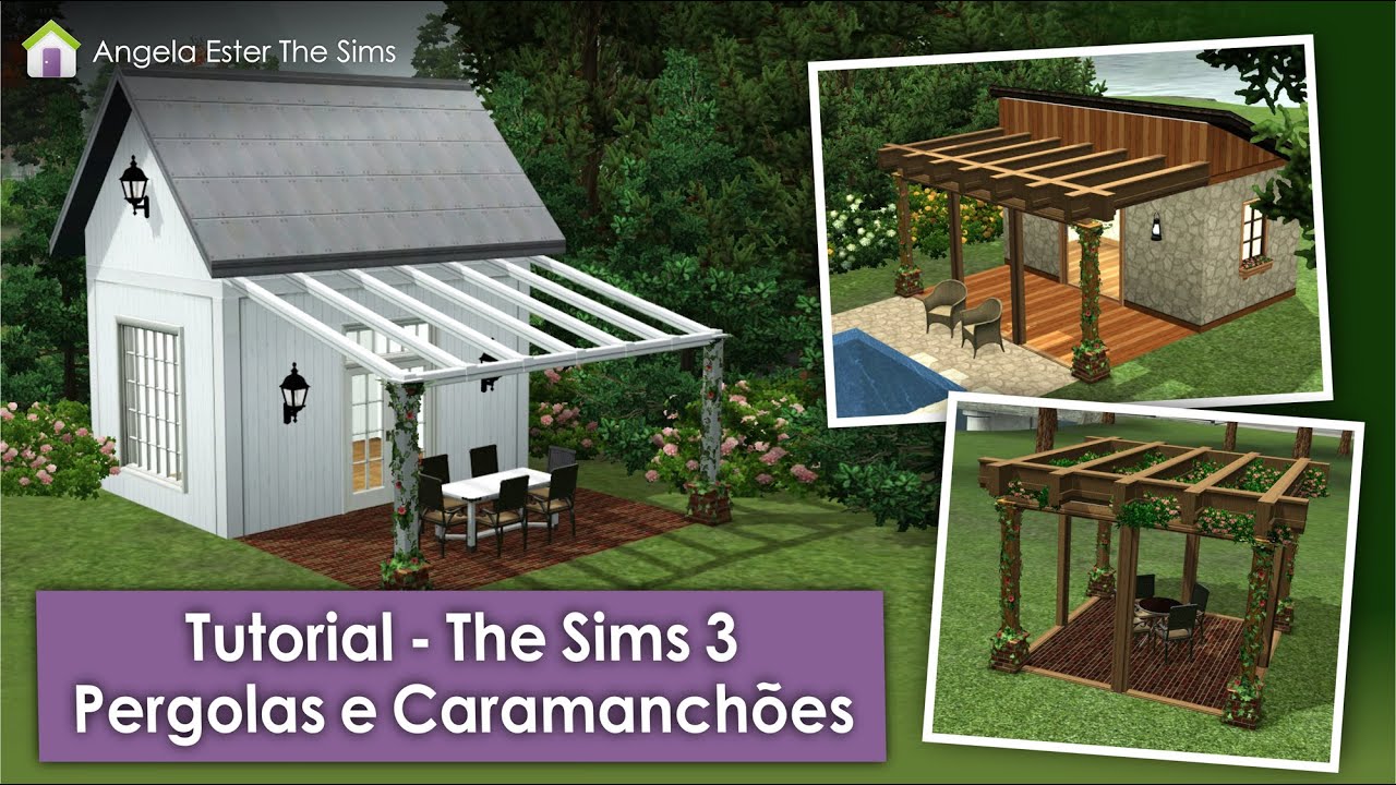 Tutorial Pergolas e caramanchões no The Sims 3 NoCC