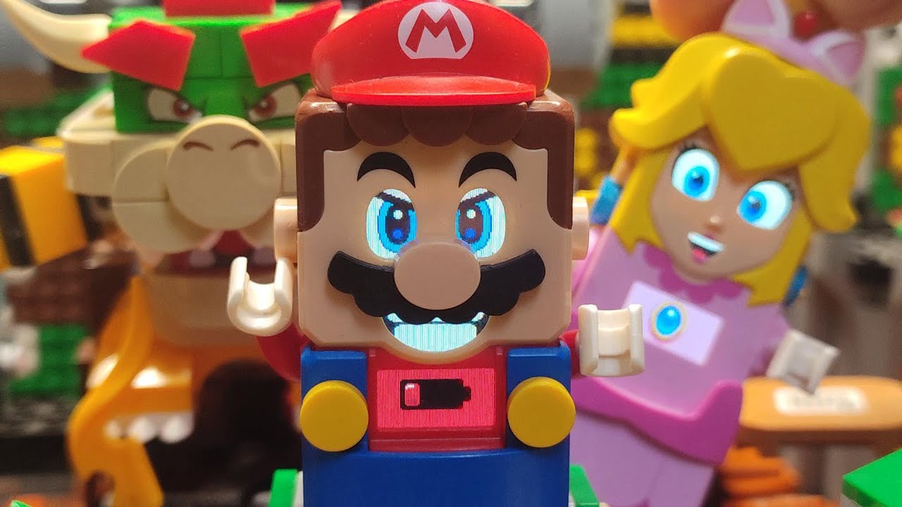 LEGO Mario low battery | The Quest to save Princess Peach and Kill evil Bowser!