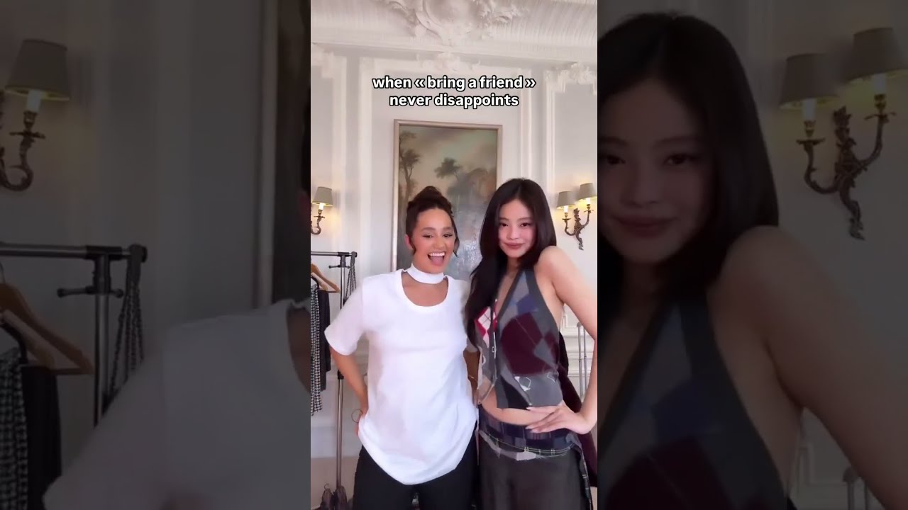 JENNIE as STYLIST LENA MAHFOUF !😍 #blackpink  블랙핑그 #chanel  #lenamahfouf #jennie #shorts #jenniekim