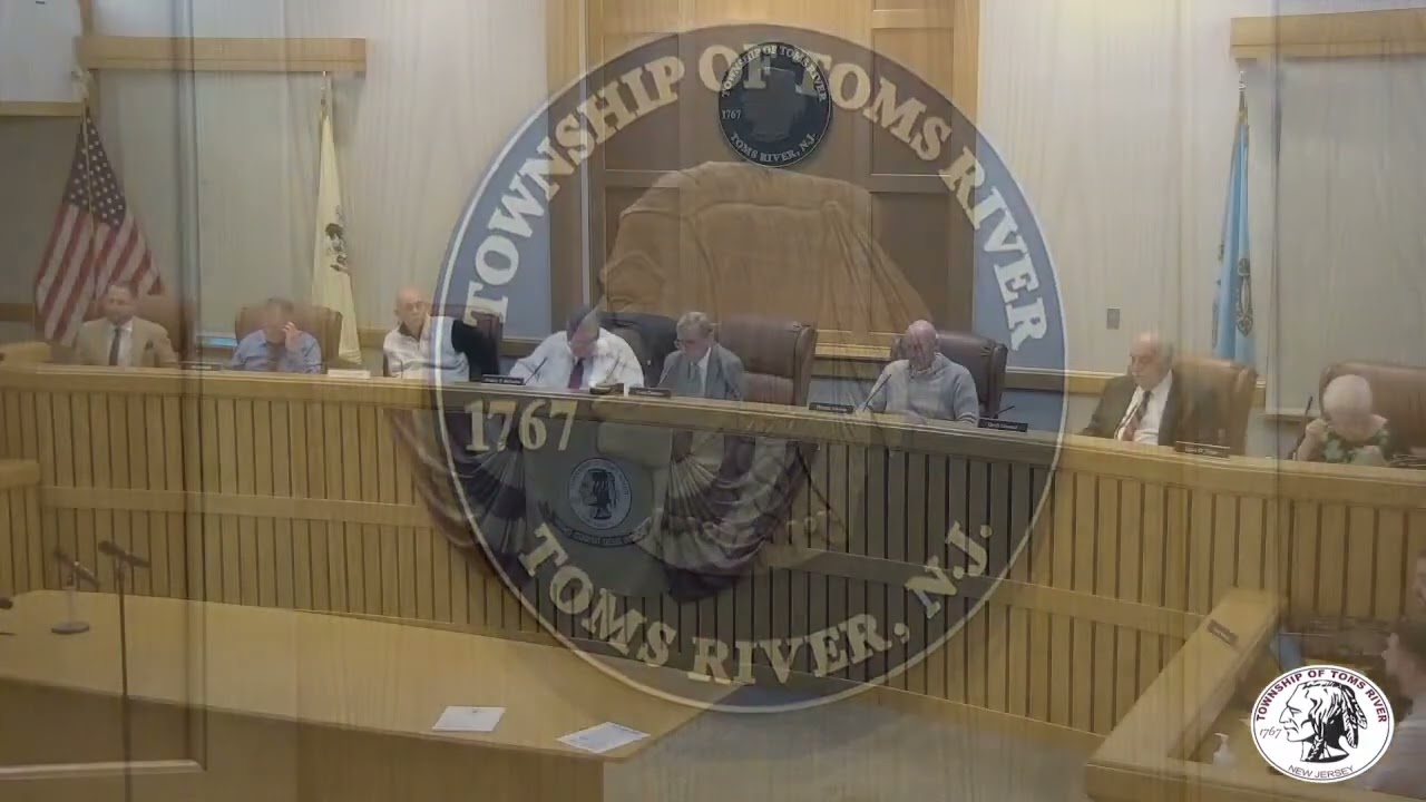 3/13/24 TOMS RIVER TOWNSHIP SPECIAL COUNCIL MEETING   LIVESTREAM