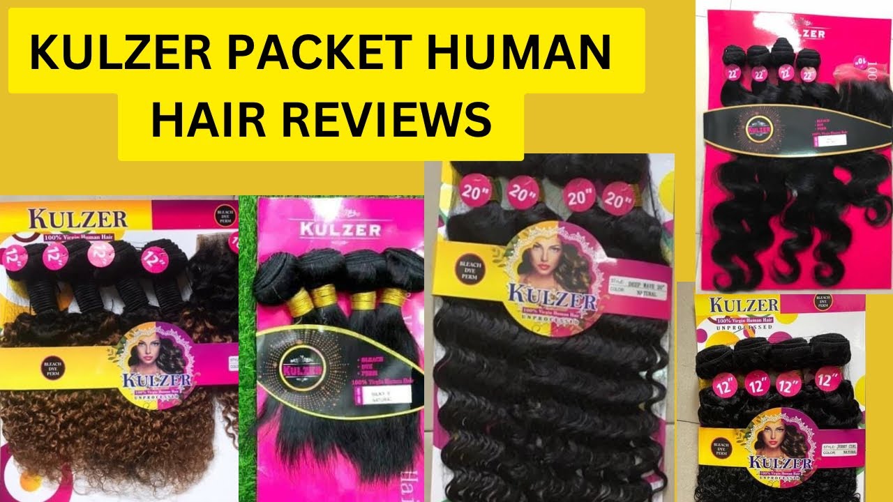 KULZER PACKET HUMAN HAIR/VERY SLlKY