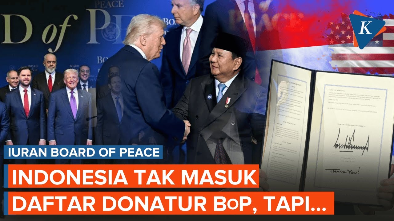 9 Negara Iuran Board of Peace, Indonesia Tidak Ikut, tapi...