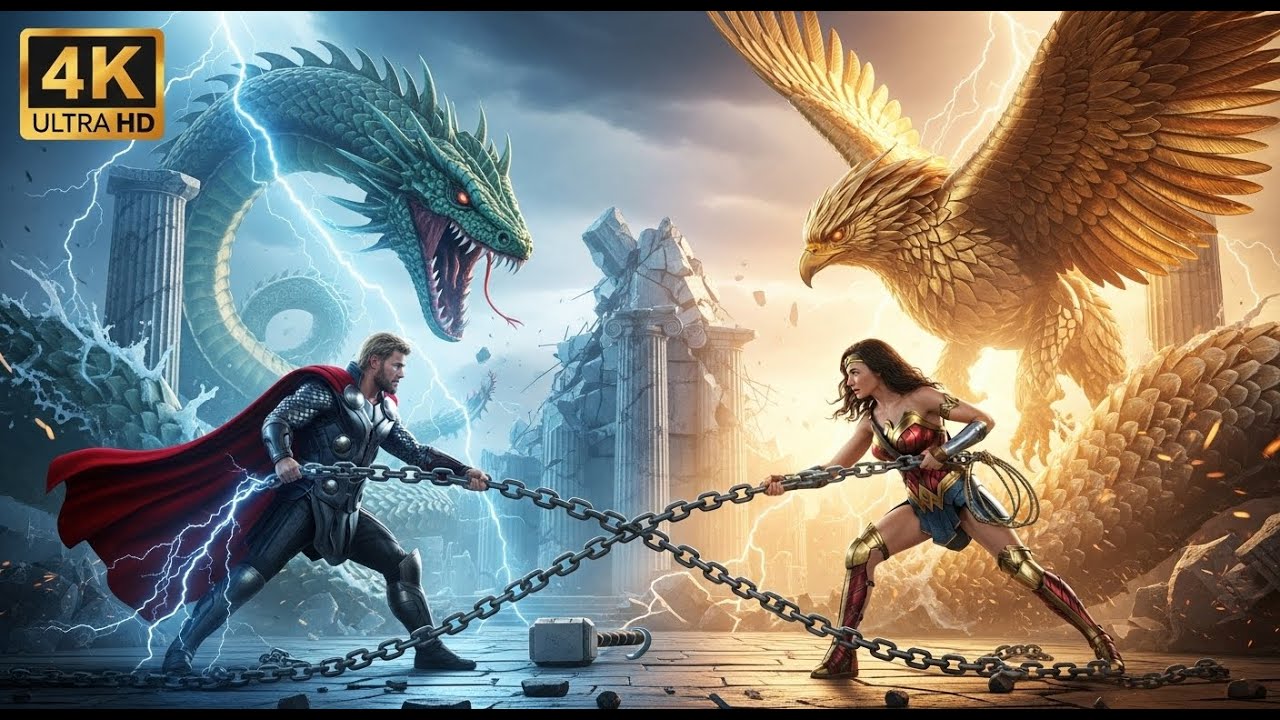 THOR vs WONDER WOMAN: God of Thunder Unlocks Rune King! ⚔ The God War part 2