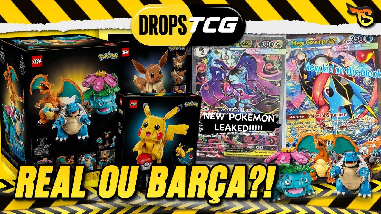 FINALMENTE Lego Pok&eacute;mon &eacute; Revelado! Entenda como colecionar TODOS os produtos Exclusivos!