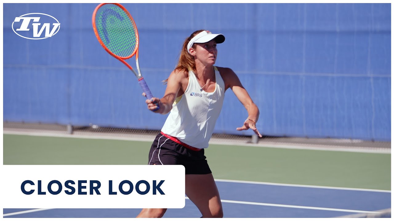 WTA Pro Luisa Stefani shares post match practice w/ doubles partner, Gaby Dabrowski (tips & drills)