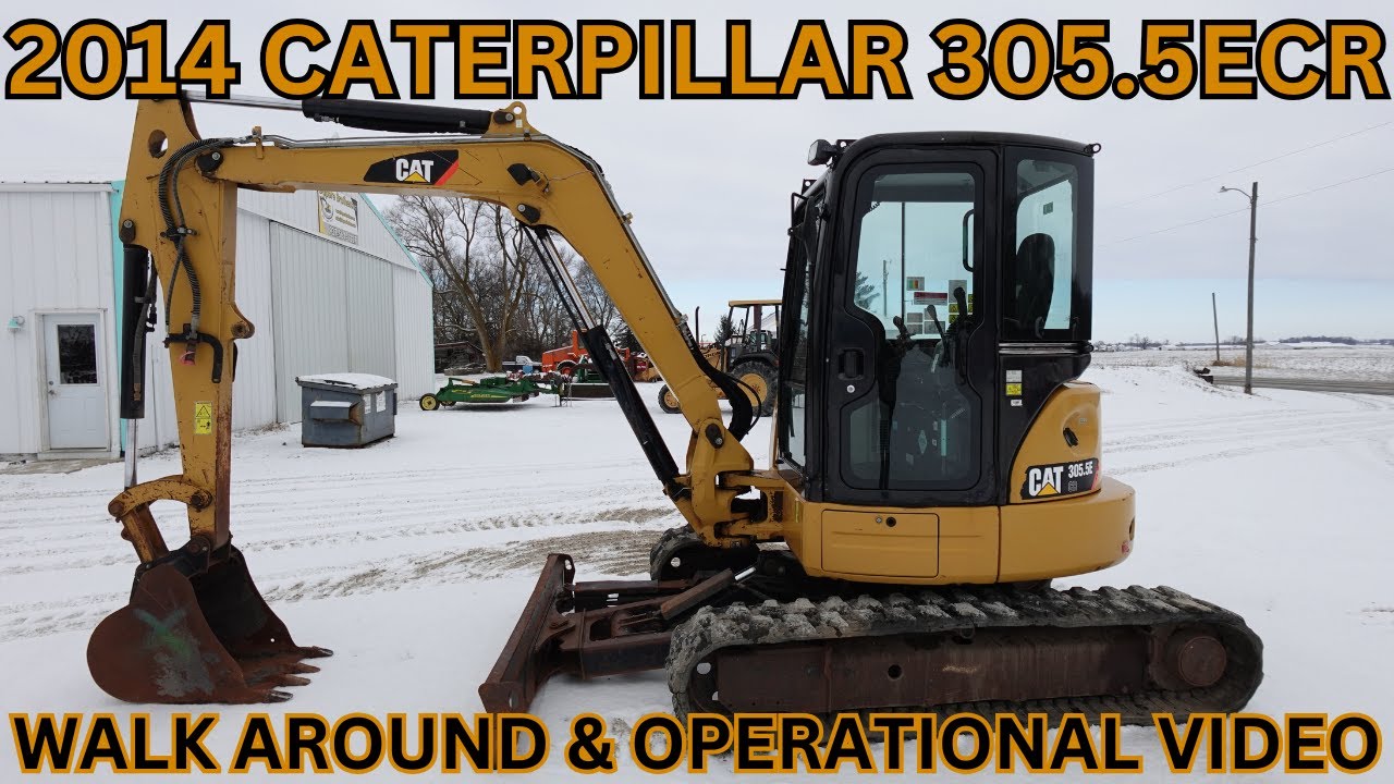 2014 Caterpillar 305 5ECR Excavator Walk Around & Operational Video     $35,900