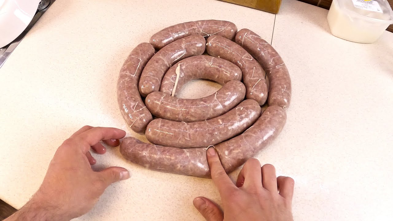 DOMÁCÍ JEDNODUCHÉ GRILOVACÍ KLOBÁSY | RECEPT - POSTUP | BANGERS